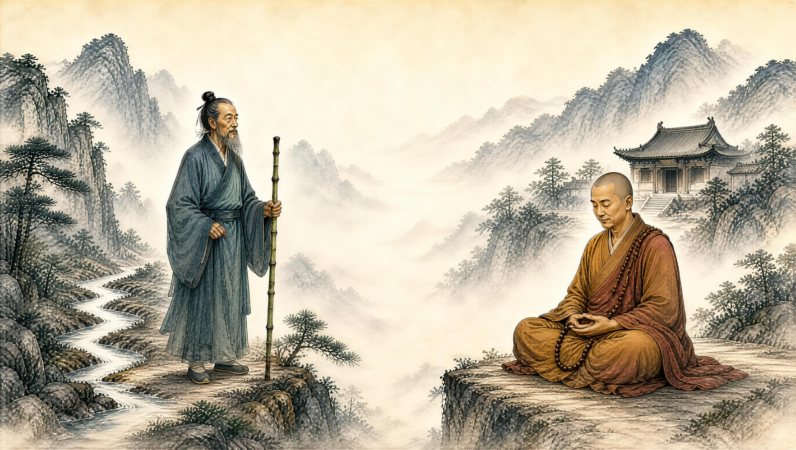 道教與佛教:在中國一同長成的兩條路