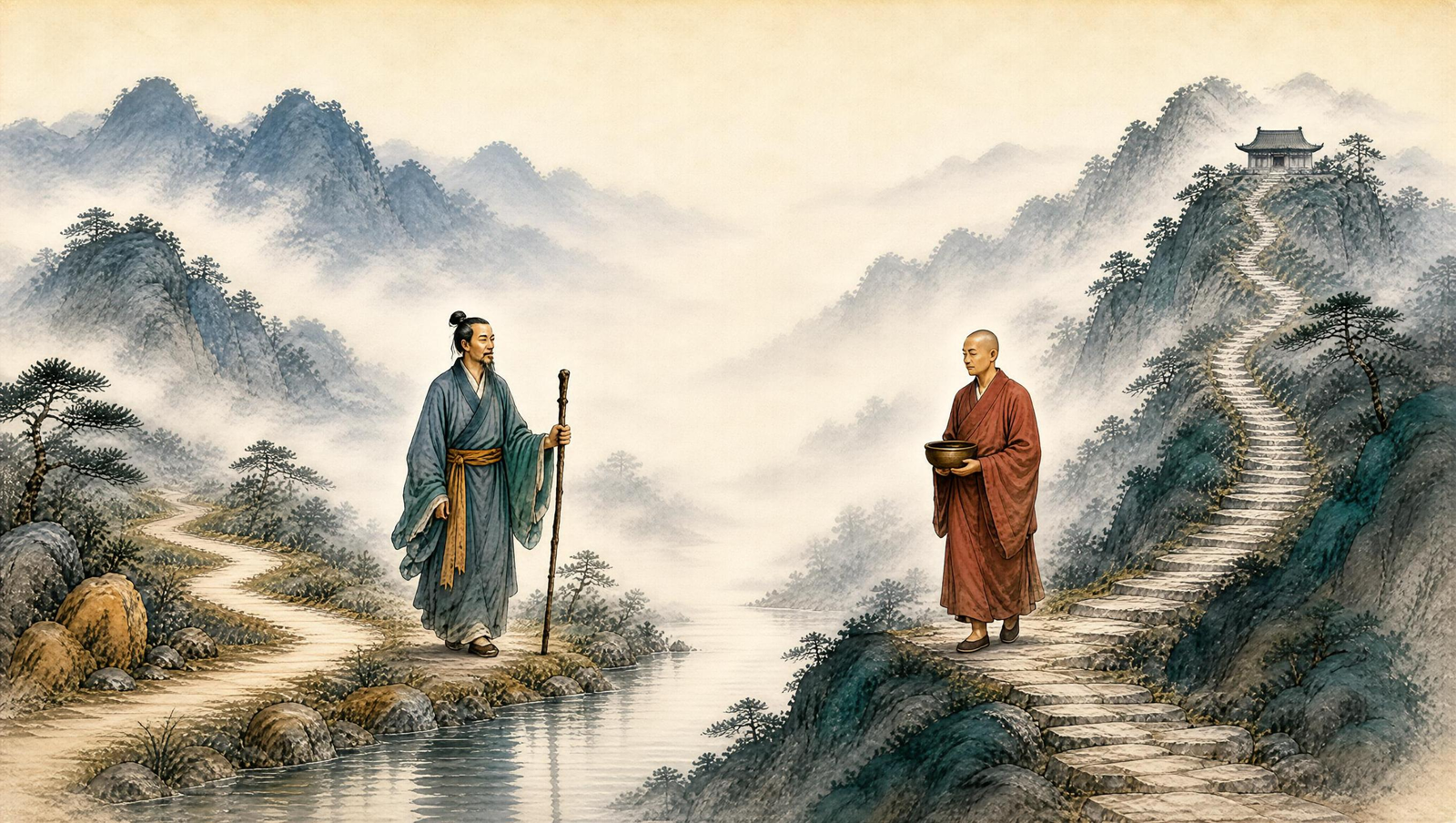 Taoism vs Buddhism: Two Paths That Grew Up in China