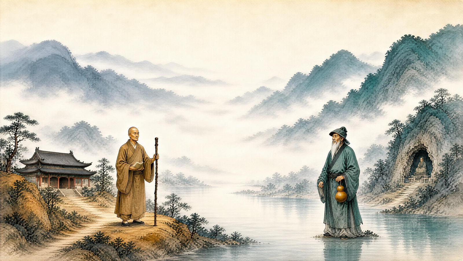 為什麼道教發展晚於佛教?