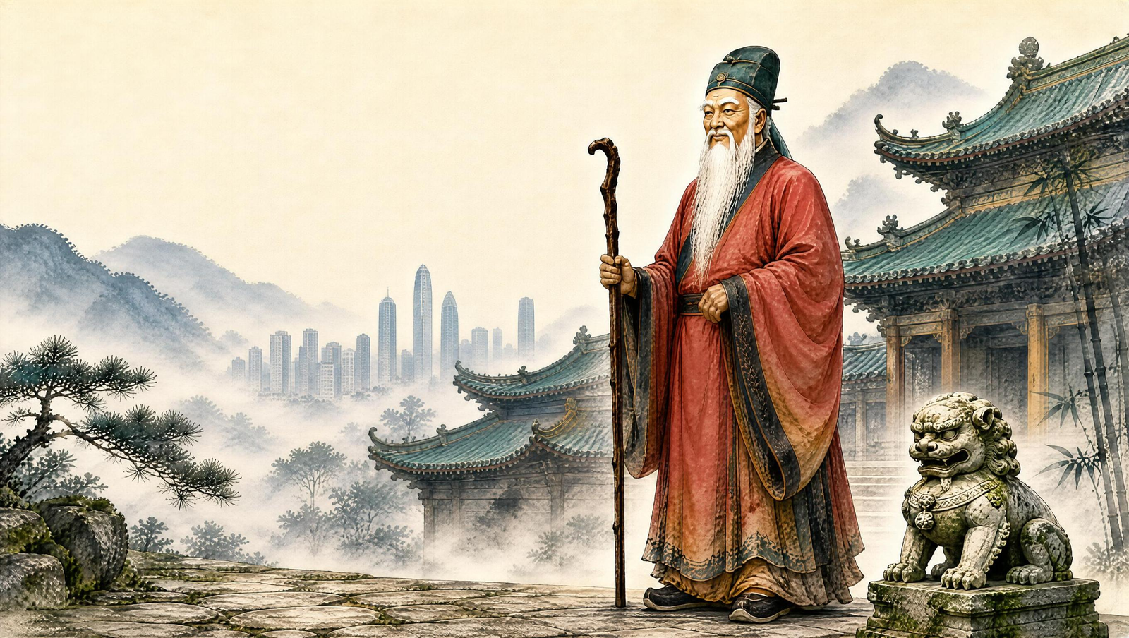 Wong Tai Sin: The Red Fortune Deity of Hong Kong