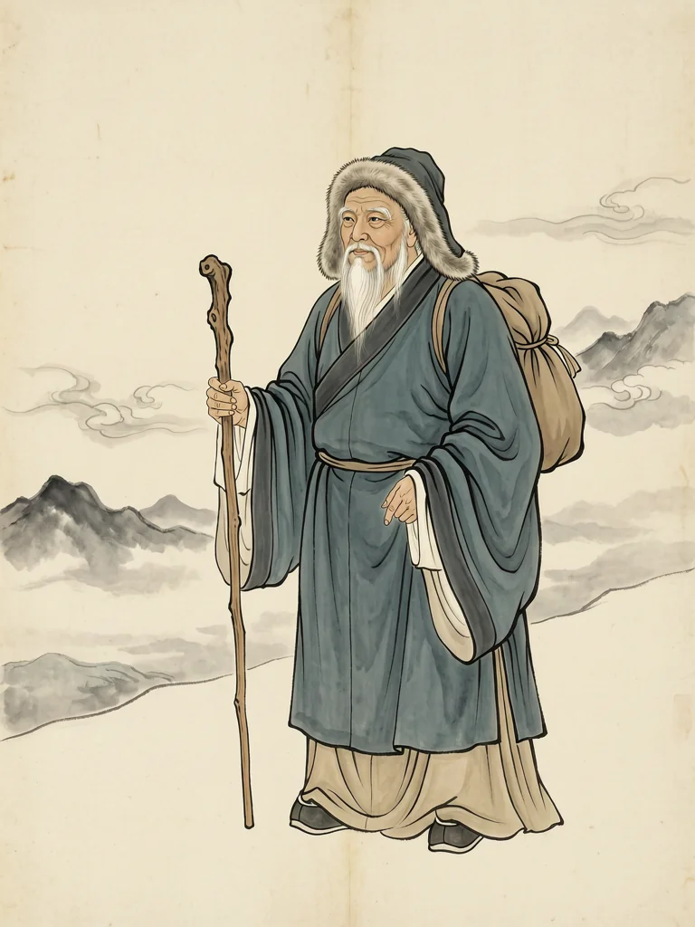 Qiu Chuji, the Patriarch Who Crossed the Desert (丘處機 長春真人)