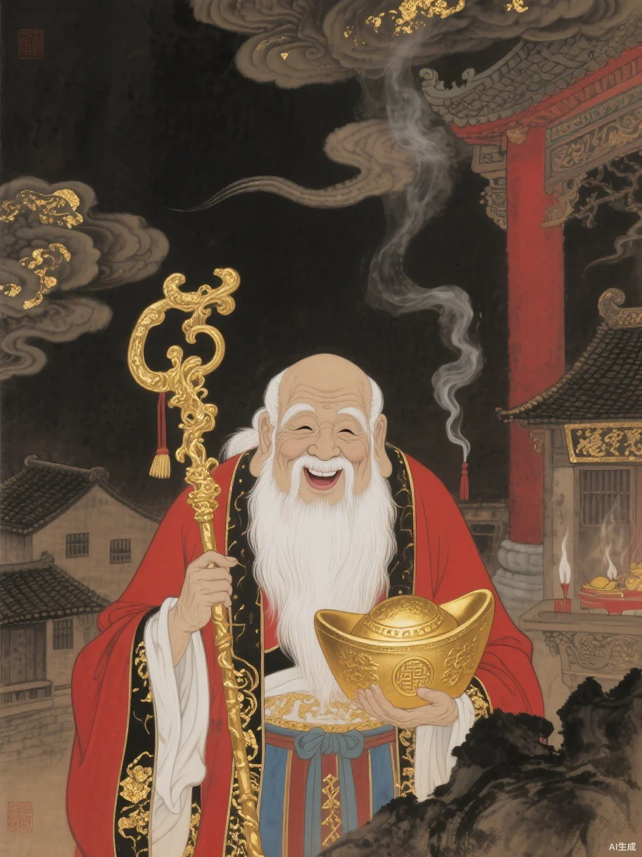 Tudi Gong, the Earth God (土地公 福德正神)