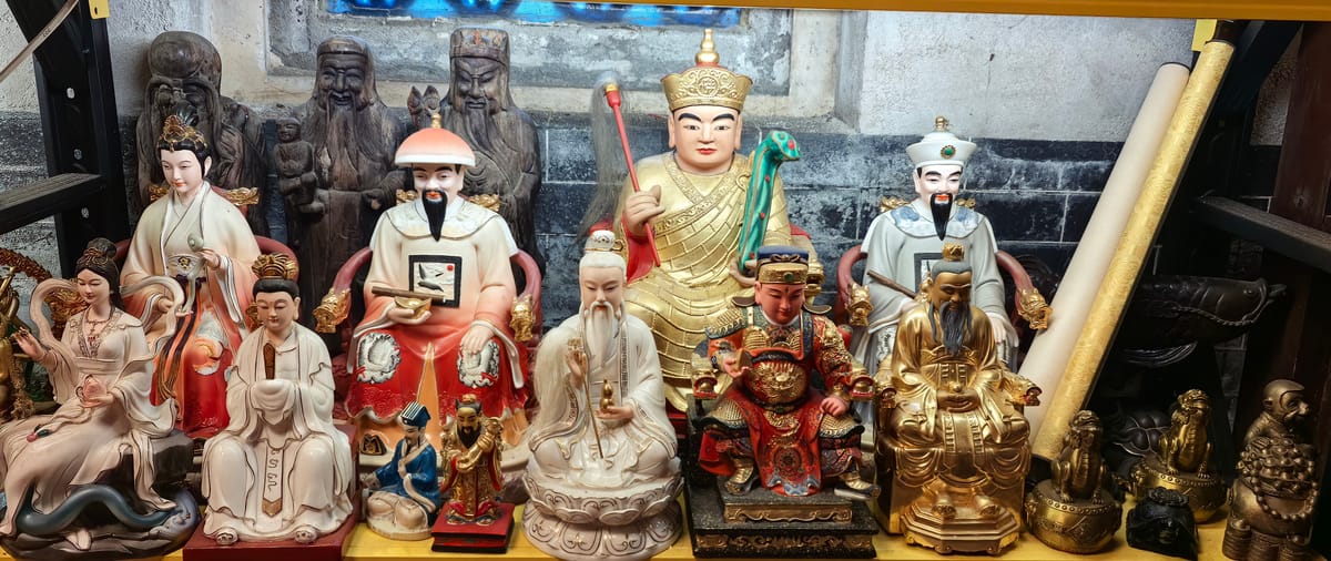 Civil & Martial Deities (Eight) (文武官员护法·八像)