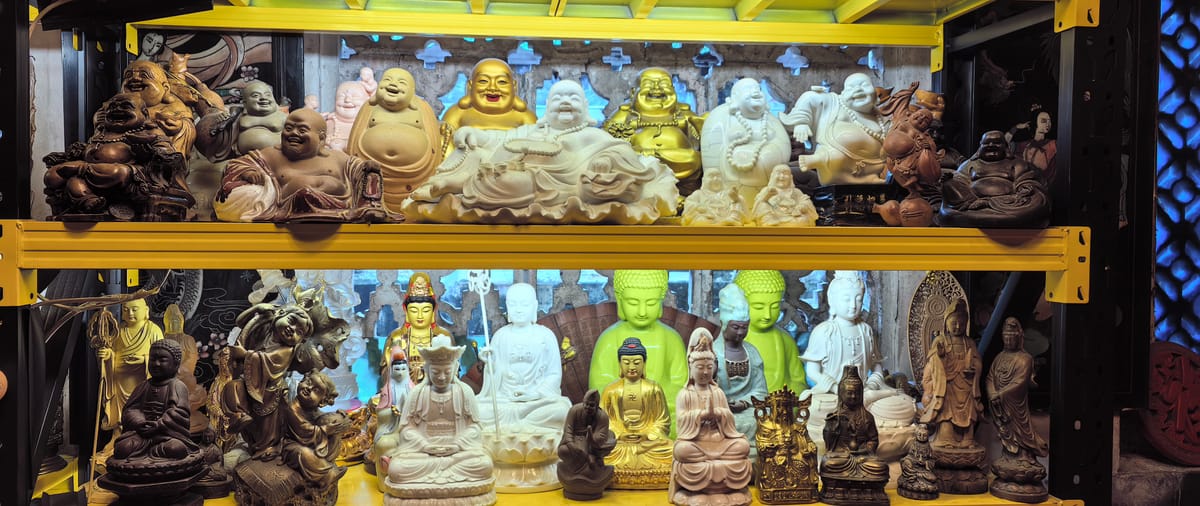 Two-Tier Deities Shelf (Ten) (双层佛道架·十像)